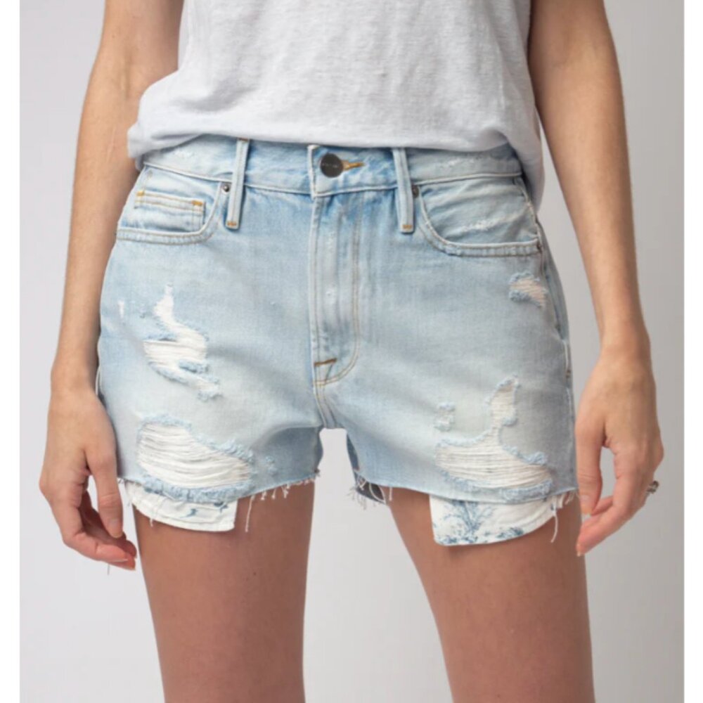 NWT FRAME Le Beau Short in Canter Cut